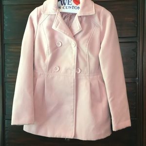 Light Pink Pea Coat size Small